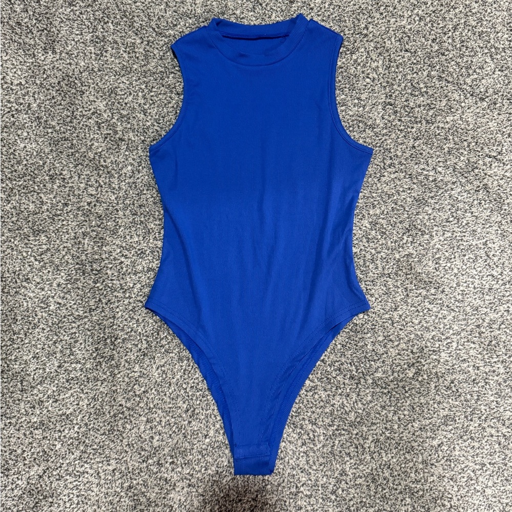 Blue Sleeveless Kids One Piece